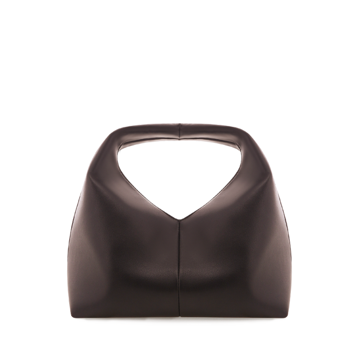 SOLENE HANDLE BAG - CHOCOLATE