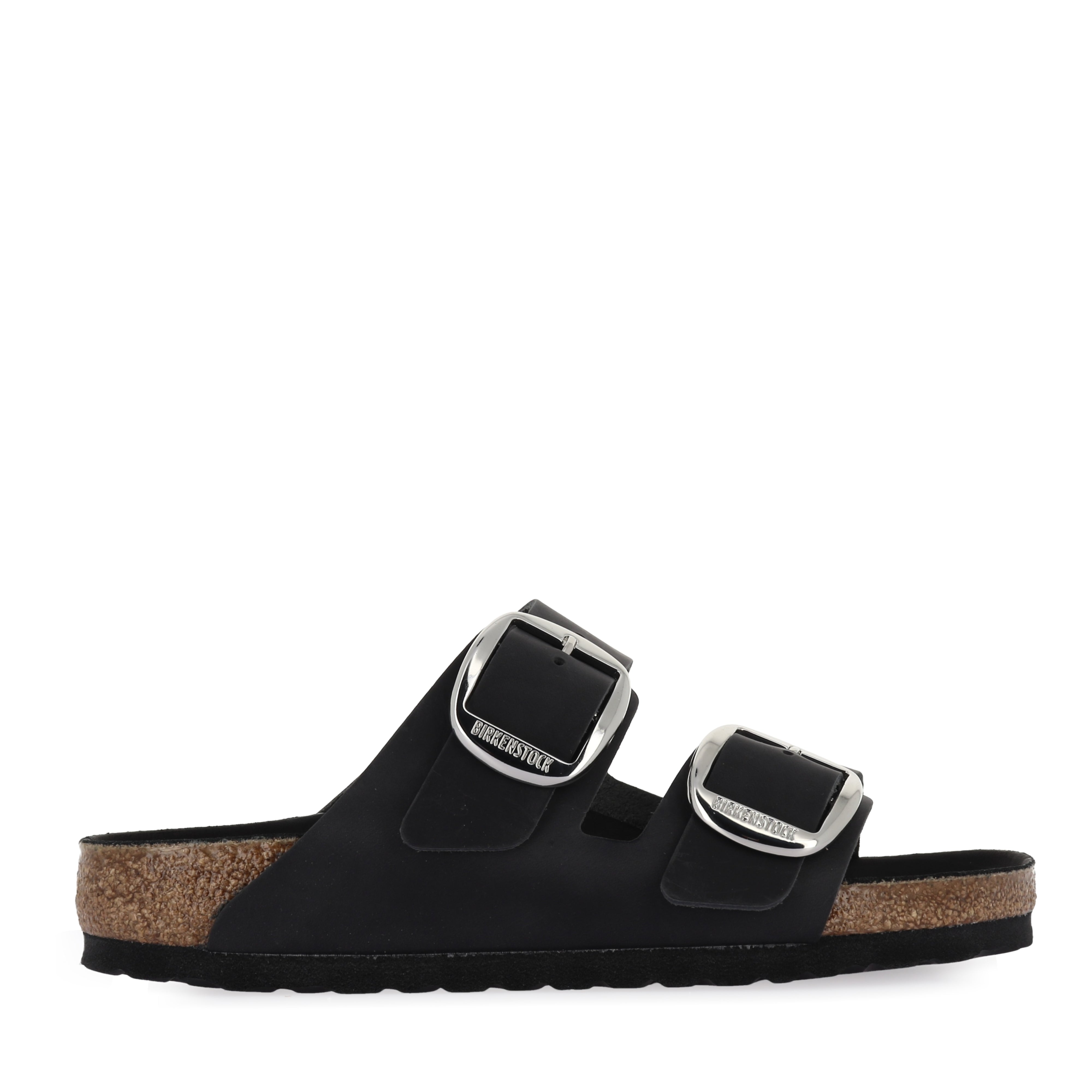 ARIZONA BIG BUCKLE - BLACK OILED LEATHER – Evans Shoes