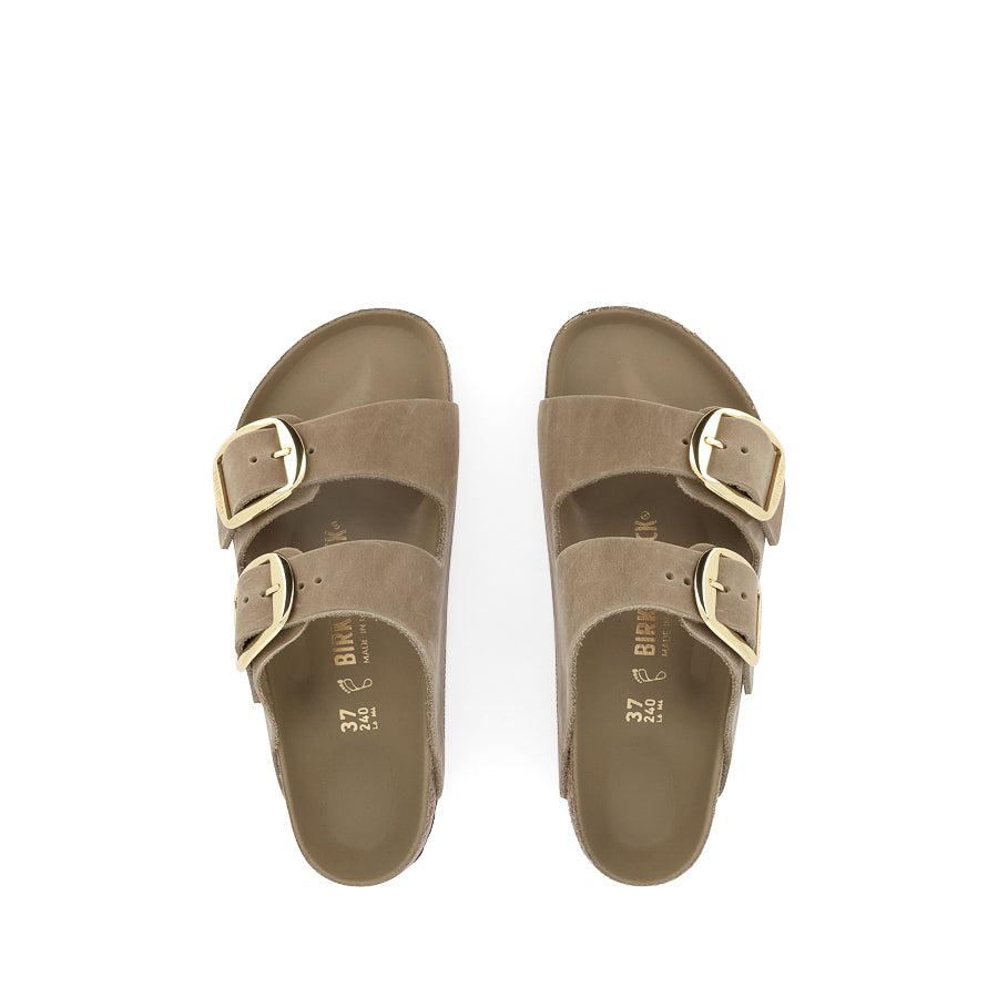 ARIZONA BIG BUCKLE - TABACCO BROWN OILED LEATHER