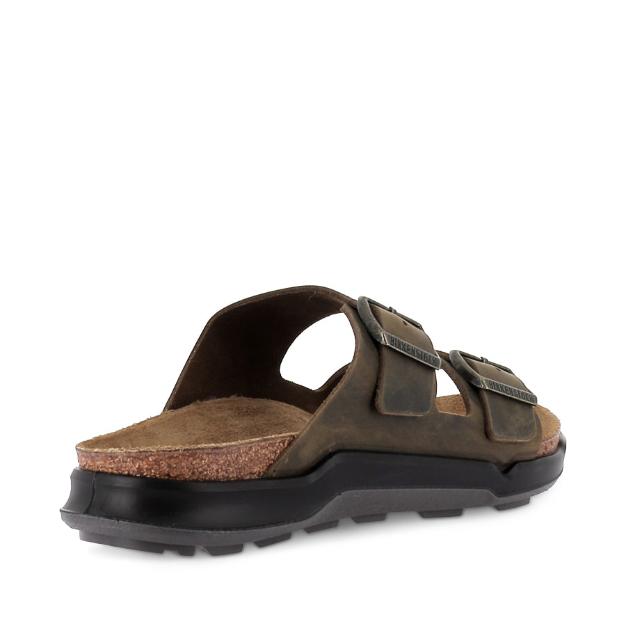 ARIZONA CROSS TOWN - FADED KHAKI OILED LEATHER