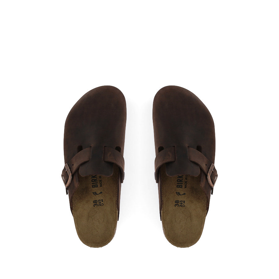 BOSTON NATURAL LEATHER NARROW - HABANA