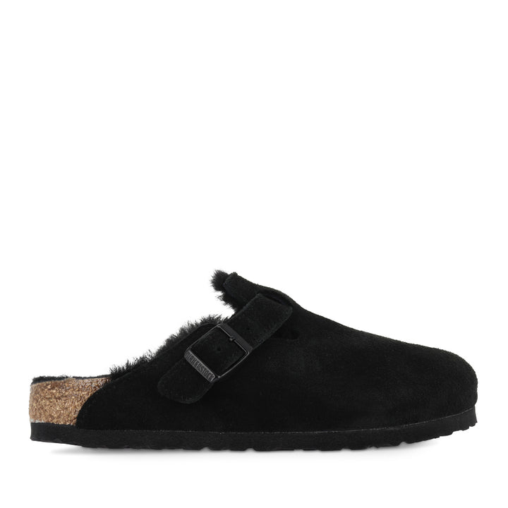 BOSTON SHEARLING - BLACK SUEDE LEATHER