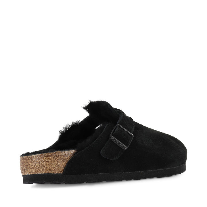 BOSTON SHEARLING - BLACK SUEDE LEATHER