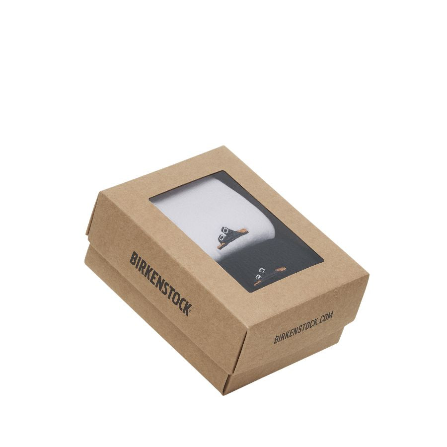 COTTON RIBBED SOCKS 2 PACK -  BLACK/WHITE