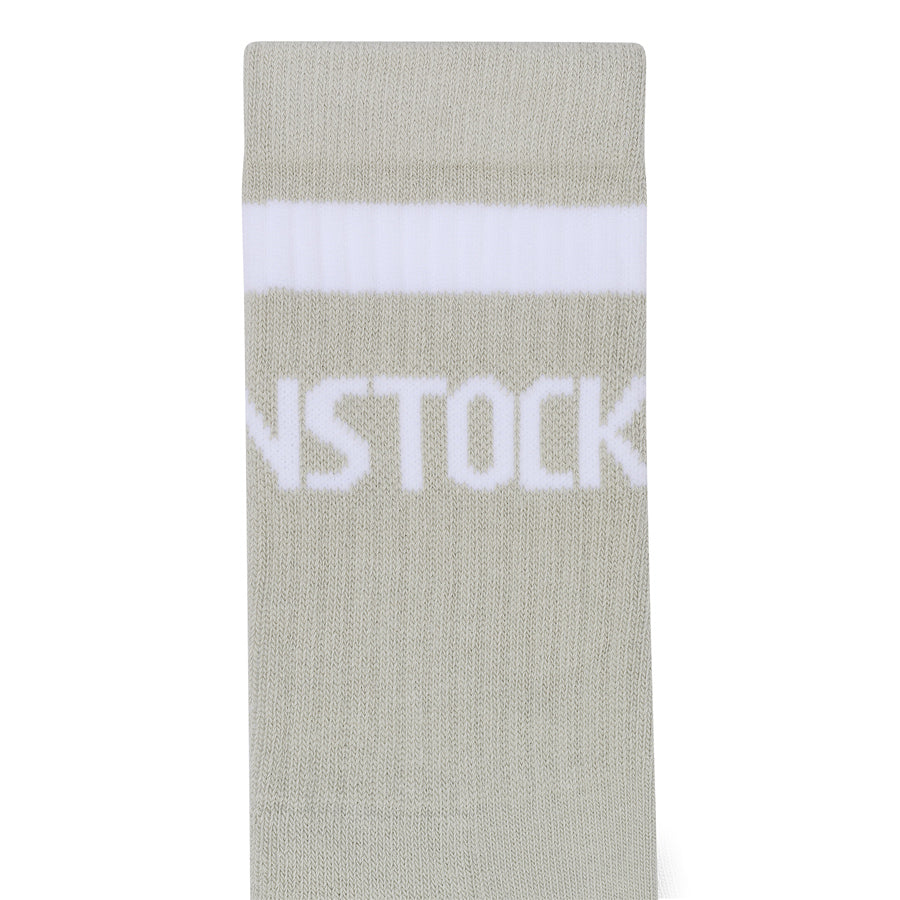 COTTON TENNIS SOCK - GREY/WHITE