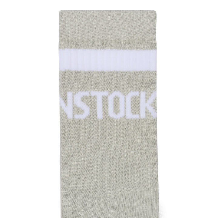 COTTON TENNIS SOCK - GREY/WHITE