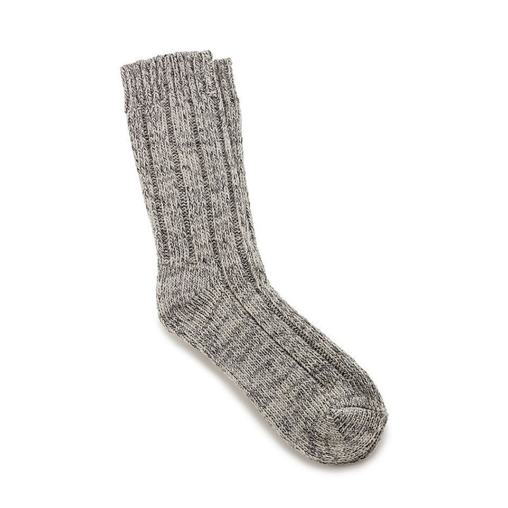 COTTON TWIST SOCK MEN - GREY/WHITE