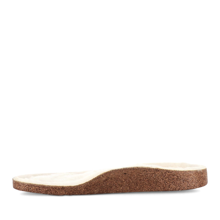 HOME SHOES NARROW SHEARLING FOOTBED - SHEARLING WHITE