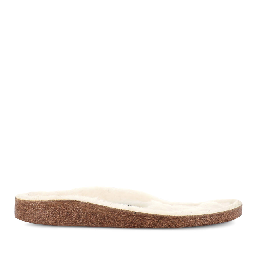 HOME SHOES NARROW SHEARLING FOOTBED - SHEARLING WHITE