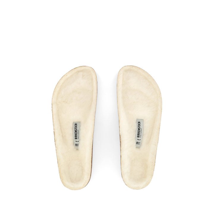 HOME SHOES NARROW SHEARLING FOOTBED - SHEARLING WHITE