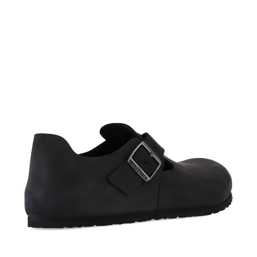 LONDON - BLACK OILED LEATHER