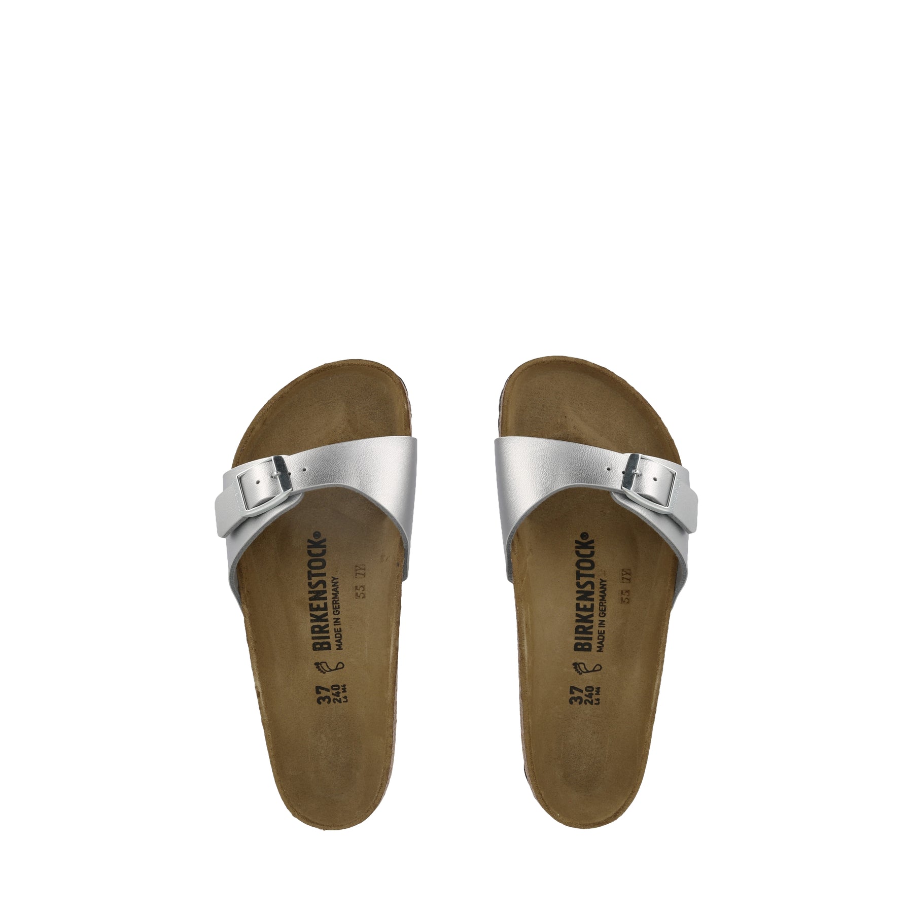 Sandals Birkenstock Madrid Metallic Silver Birkenstock Madrid Metallic Stones Silver Online