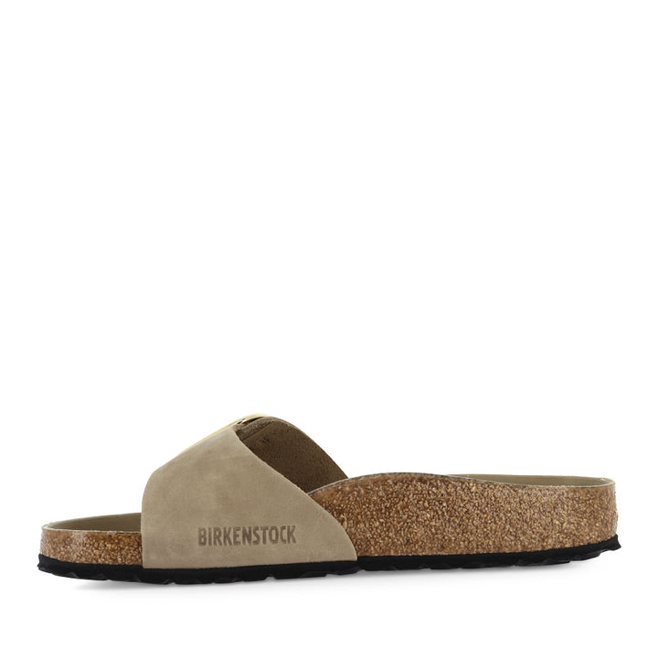 MADRID BIG BUCKLE - TABACCO BROWN OILED LEATHER