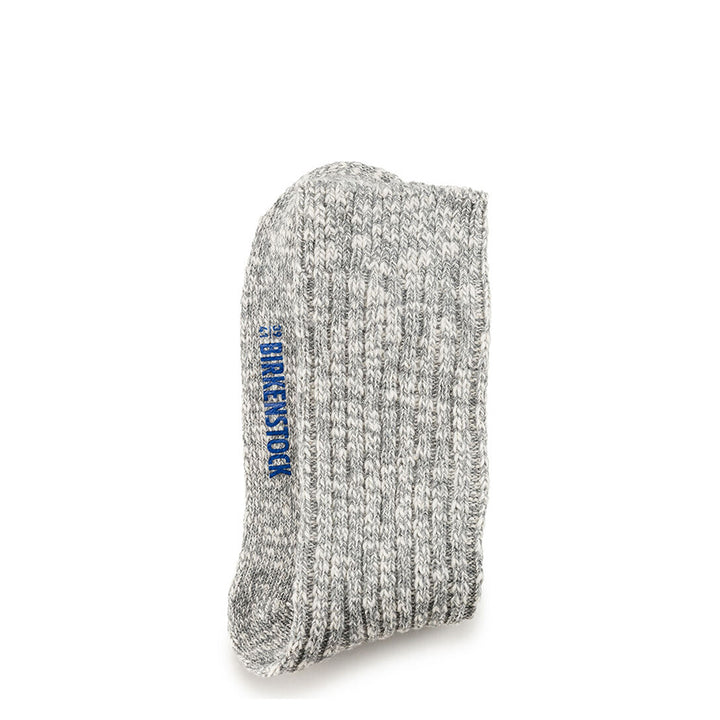 COTTON SLUB SOCKS WOMEN - GREY/WHITE