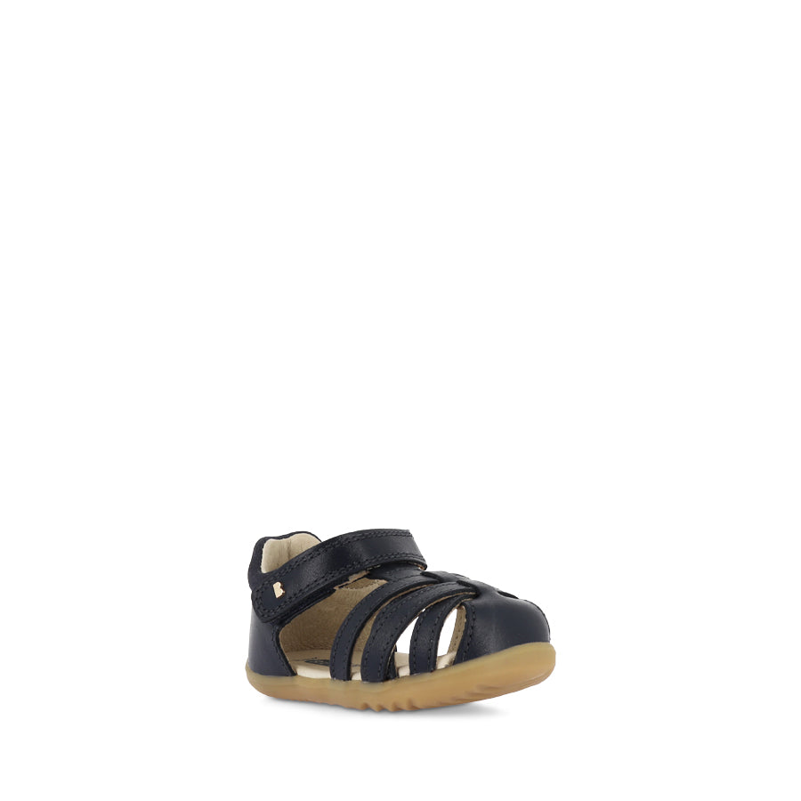 CROSS JUMP STEP UP - NAVY LEATHER