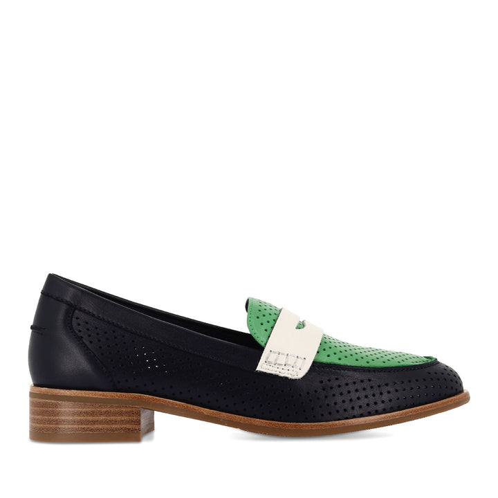 AFRICA - NAVY/GREEN/IVORY COMBO