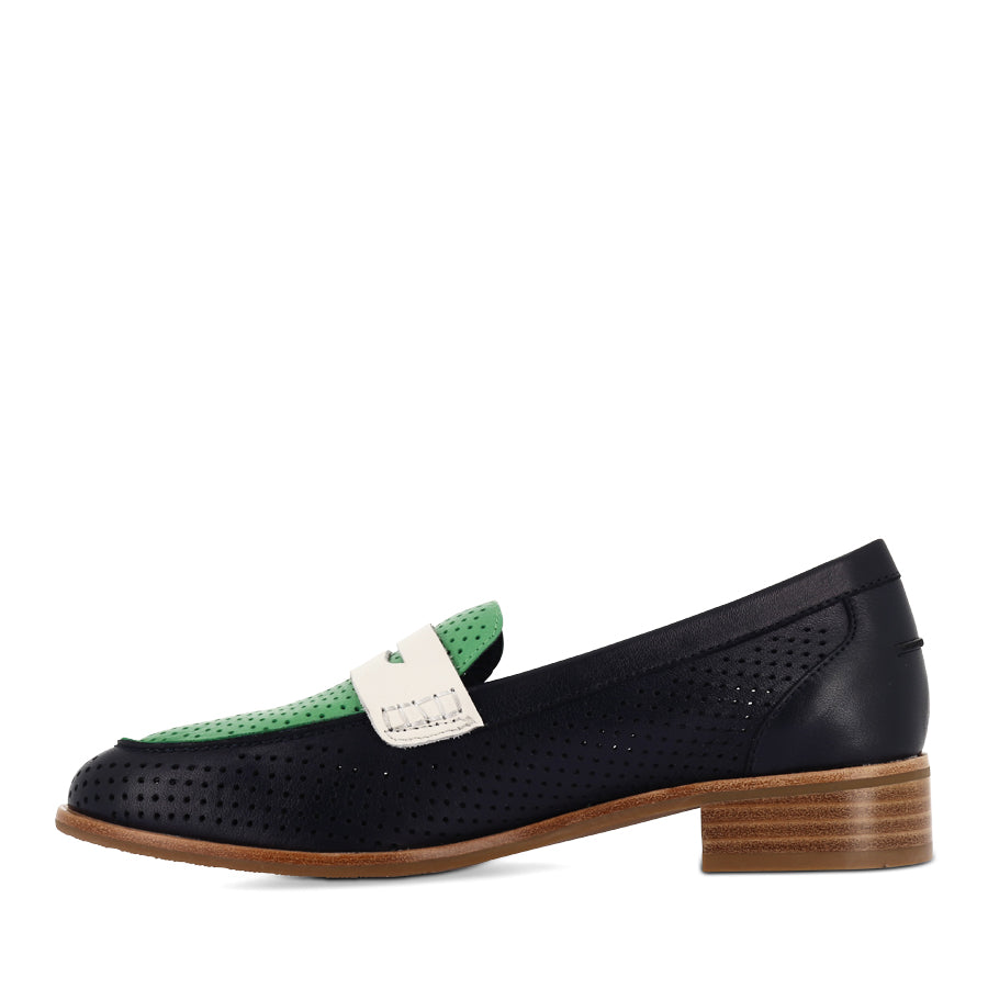 AFRICA - NAVY/GREEN/IVORY COMBO