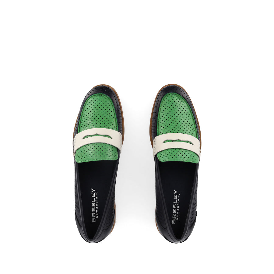 AFRICA - NAVY/GREEN/IVORY COMBO