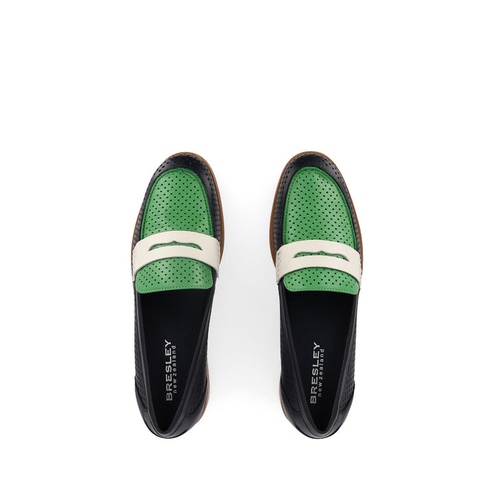 AFRICA - NAVY/GREEN/IVORY COMBO