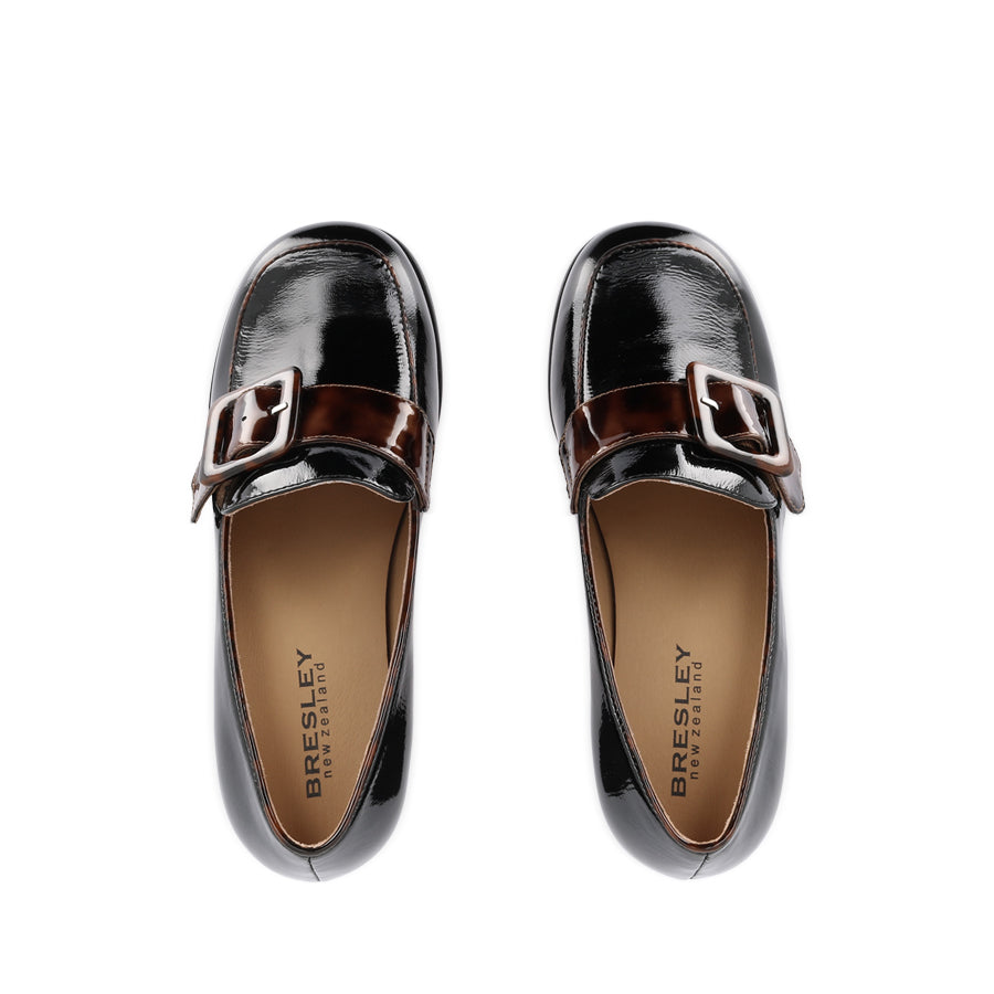 ALLYOOP - BLACK TURTLE PATENT LEATHER