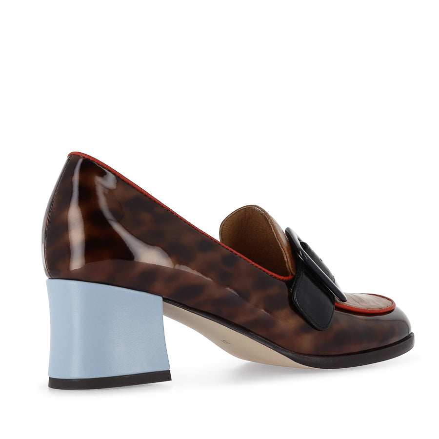 ALLYOOP - TAN MULTI PATENT LEATHER