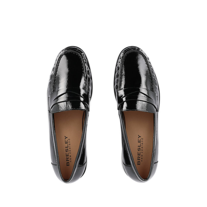 ASHA - BLACK PATENT LEATHER