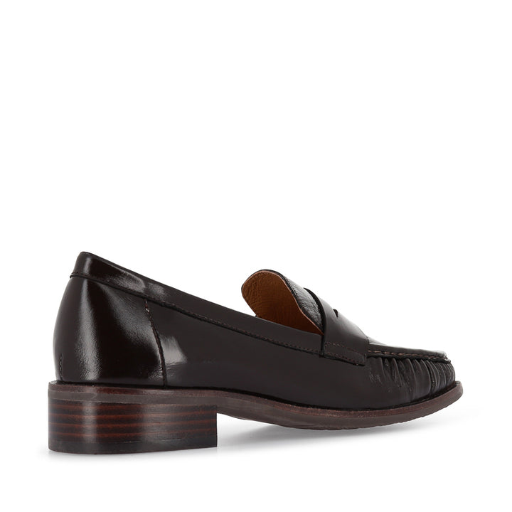 ASHA - COFFEE PATENT LEATHER