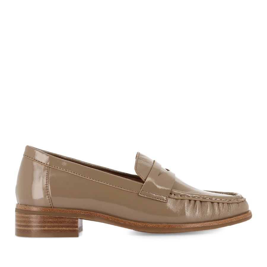 ASHA - TAUPE PATENT LEATHER