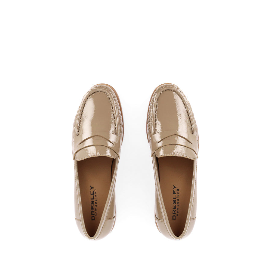 ASHA - TAUPE PATENT LEATHER