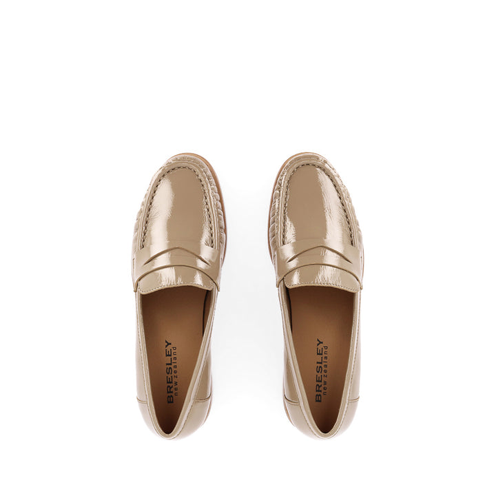 ASHA - TAUPE PATENT LEATHER