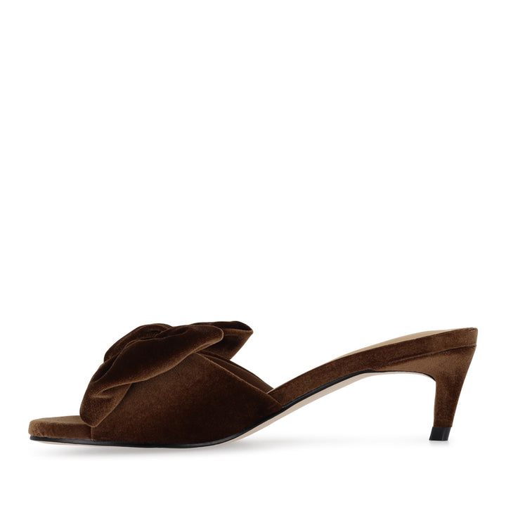 DARLING - DARK BROWN VELVET