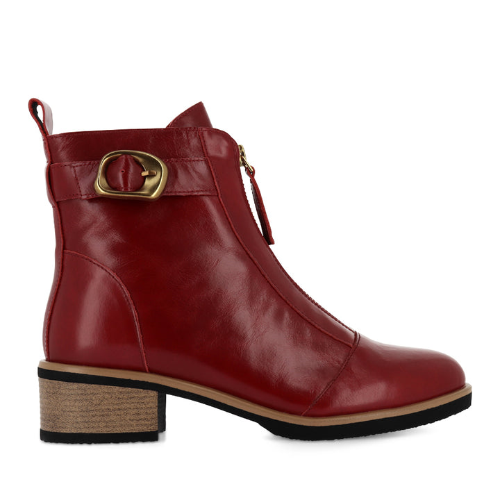 DOHA - DARK RED LEATHER