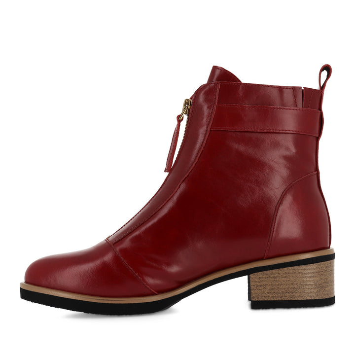 DOHA - DARK RED LEATHER