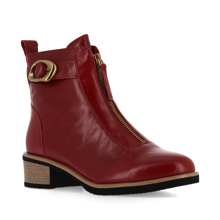 DOHA - DARK RED LEATHER