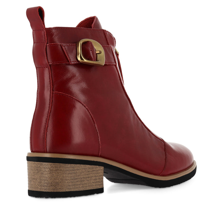 DOHA - DARK RED LEATHER