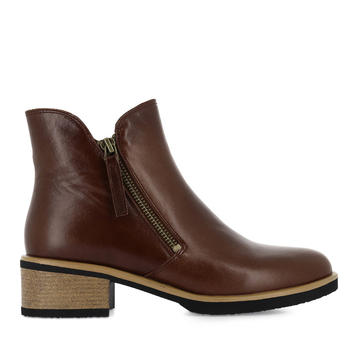 DOLOMITE - BROWN LEATHER