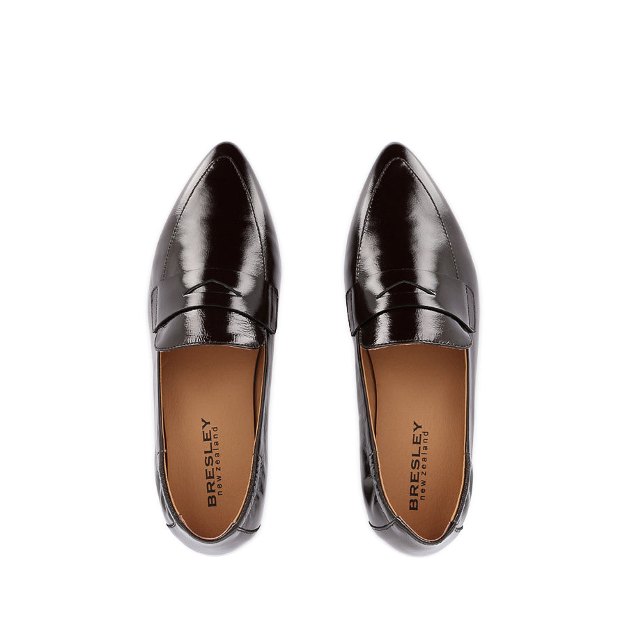 PALOLO - COFFEE PATENT LEATHER