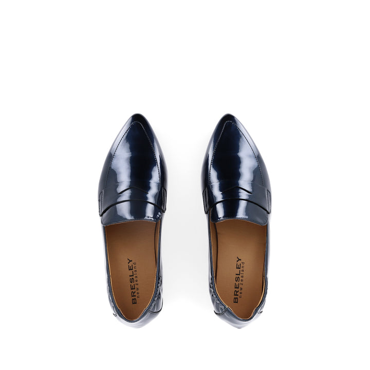 PALOLO - NAVY CRINKLE PATENT