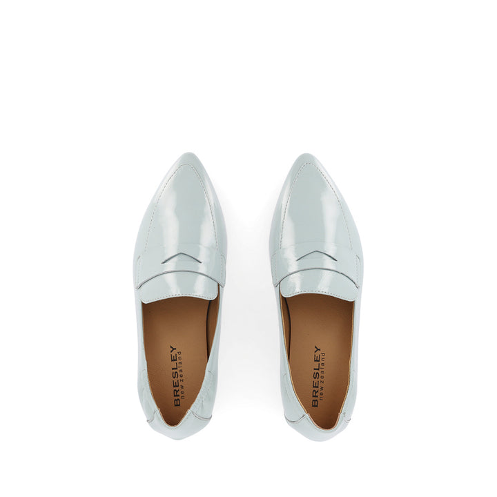 PALOLO - PALE GREEN PATENT LEATHER