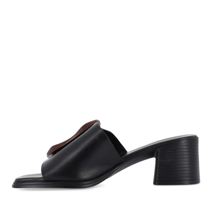 PANTON - BLACK LEATHER