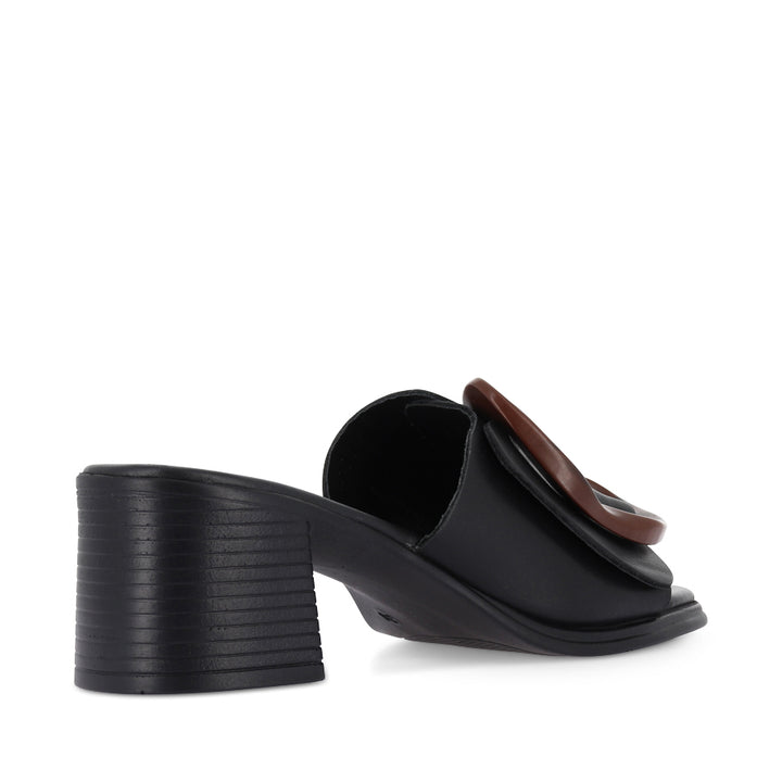 PANTON - BLACK LEATHER