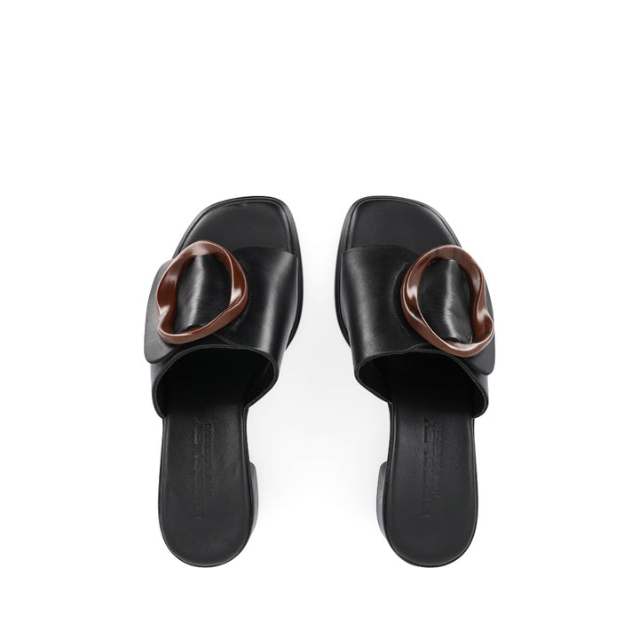 PANTON - BLACK LEATHER