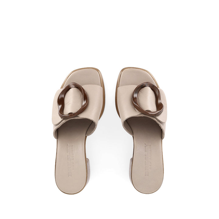PANTON - TAUPE LEATHER