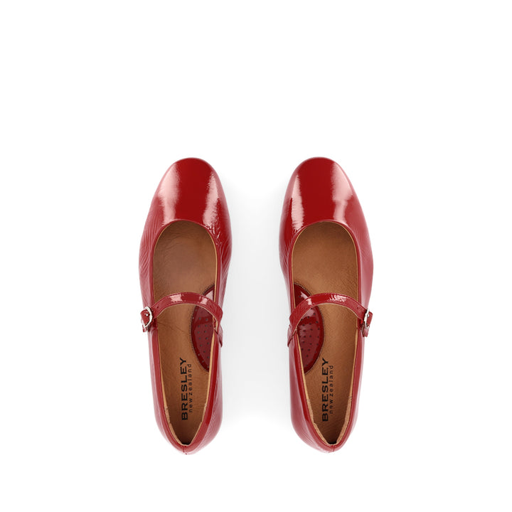 PASSY - DARK RED PATENT