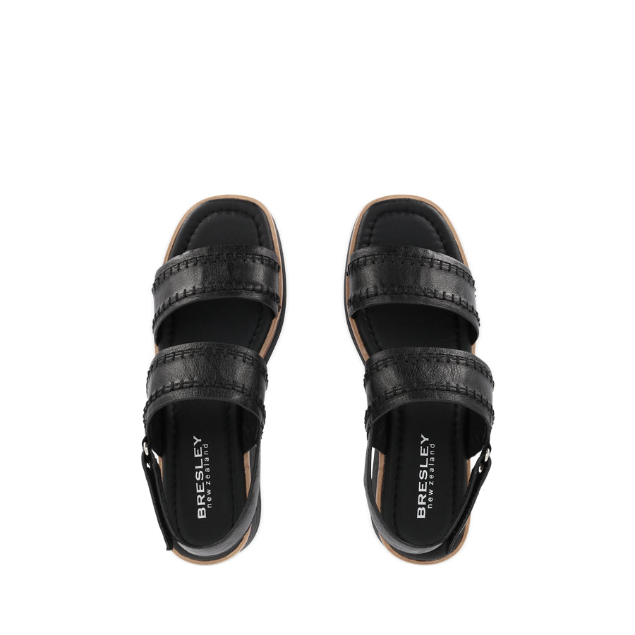 PREYA - BLACK BLACK LEATHER