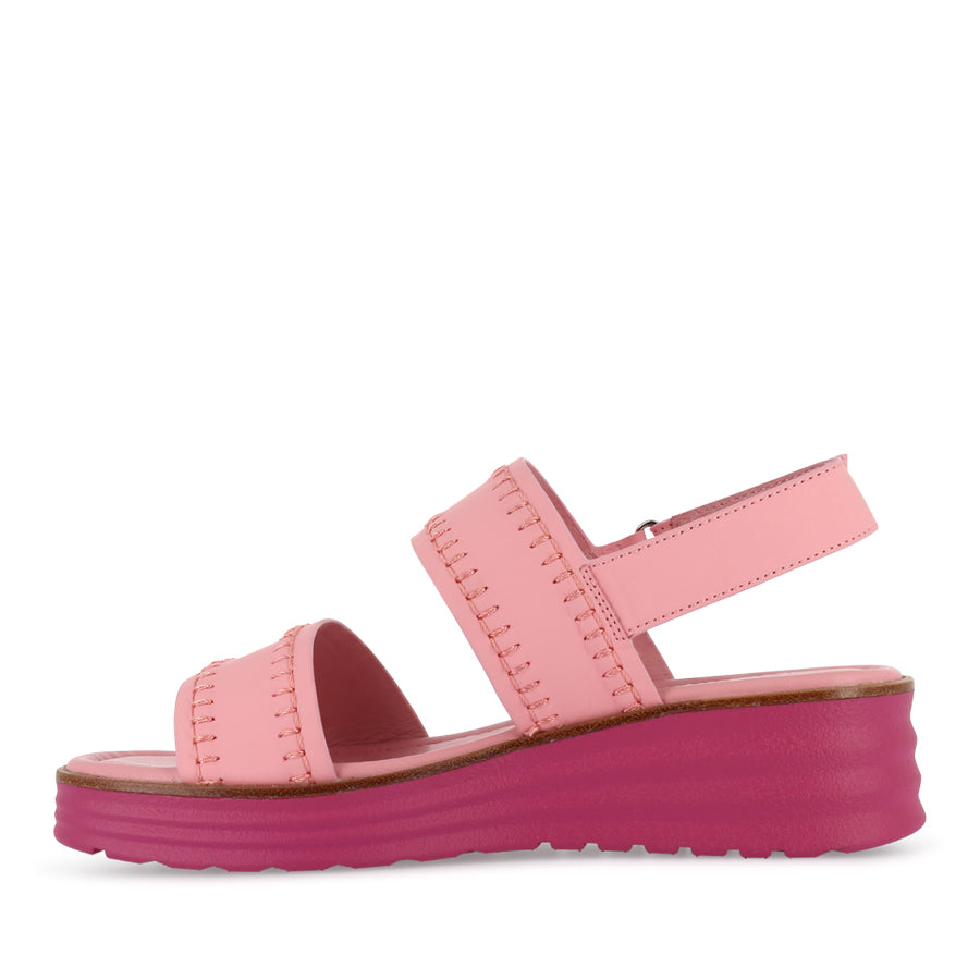 PREYA - PINK LEATHER