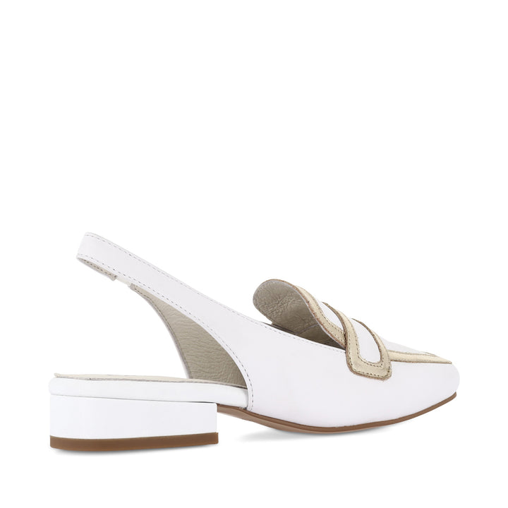 RAGUS - WHITE/GOLD LEATHER