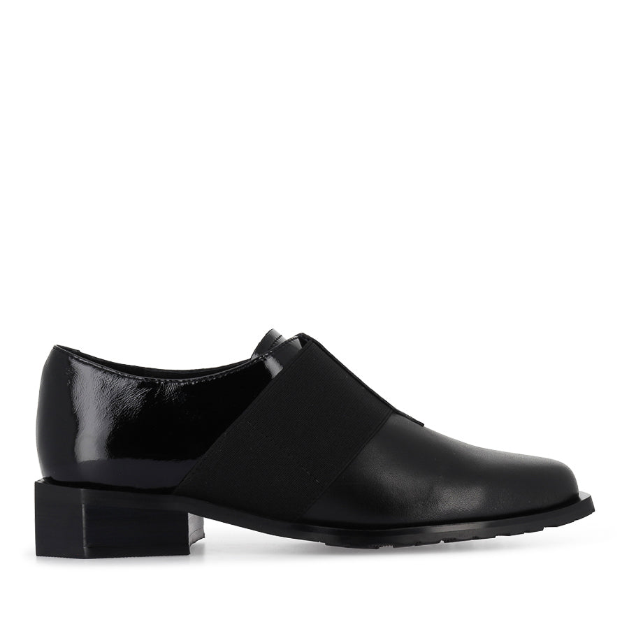 RAYA - BLACK MIX LEATHER