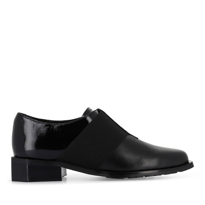 RAYA - BLACK MIX LEATHER