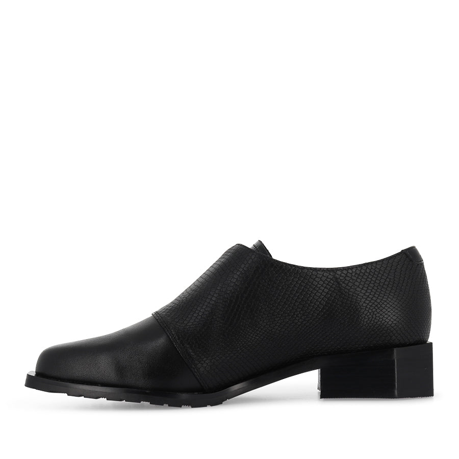 RAYA - BLACK MIX LEATHER